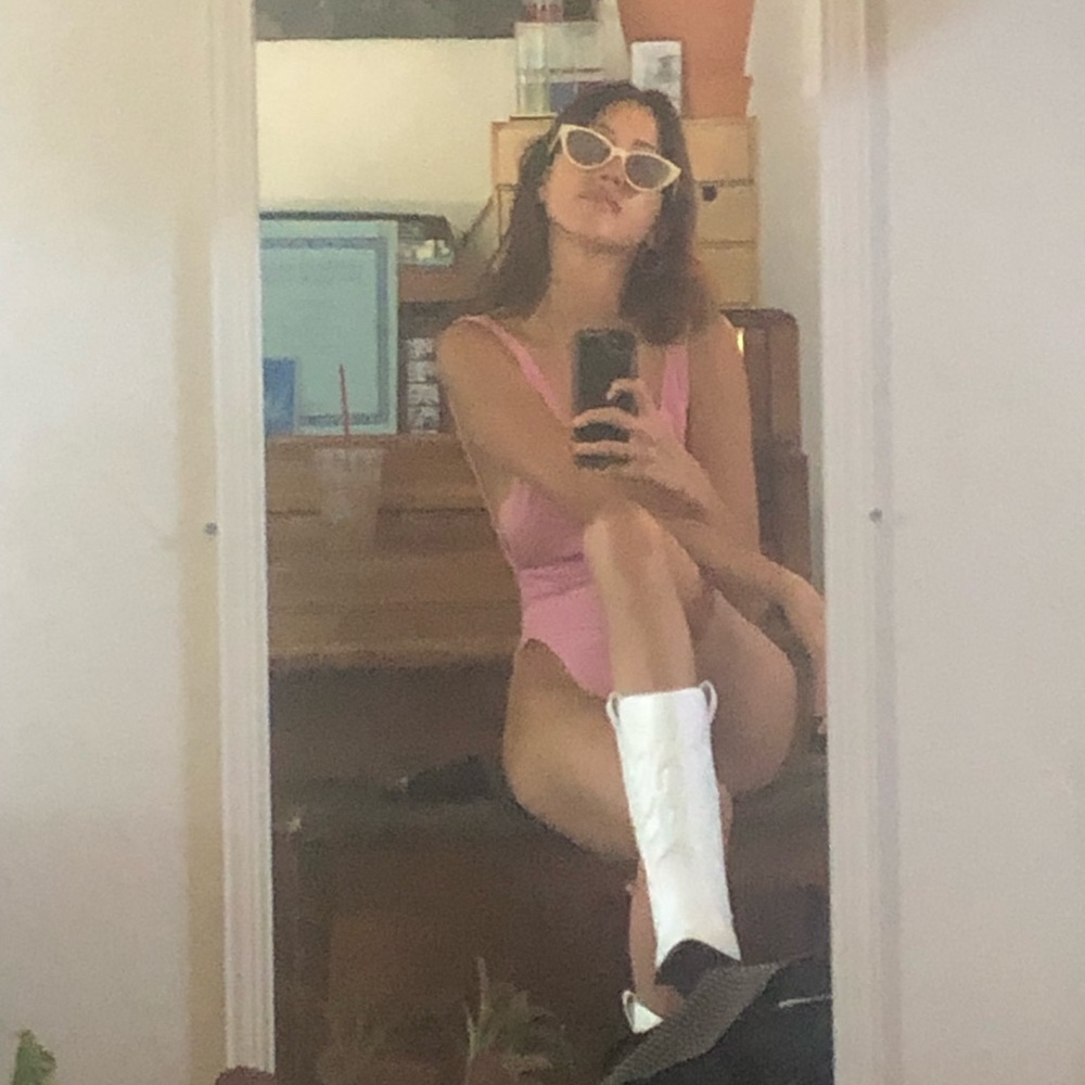 White cowboy boots